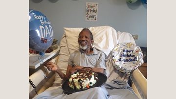 London care home Resident celebrates 65th birthday